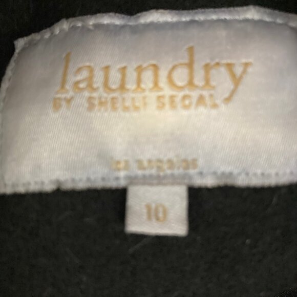 Laundry by Shelli Segal Wool Blend Plaid Coat Size 10 - Picture 4 of 4